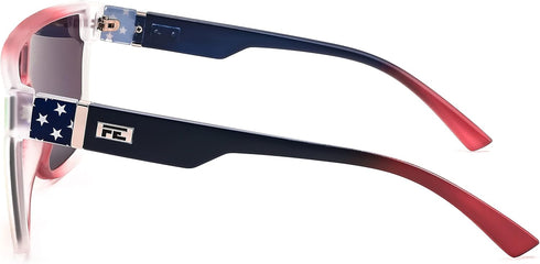 FEISEDY Fashion Flat Top Sunglasses Trendy Oversized Square Shades Women Men UV400 B2996...