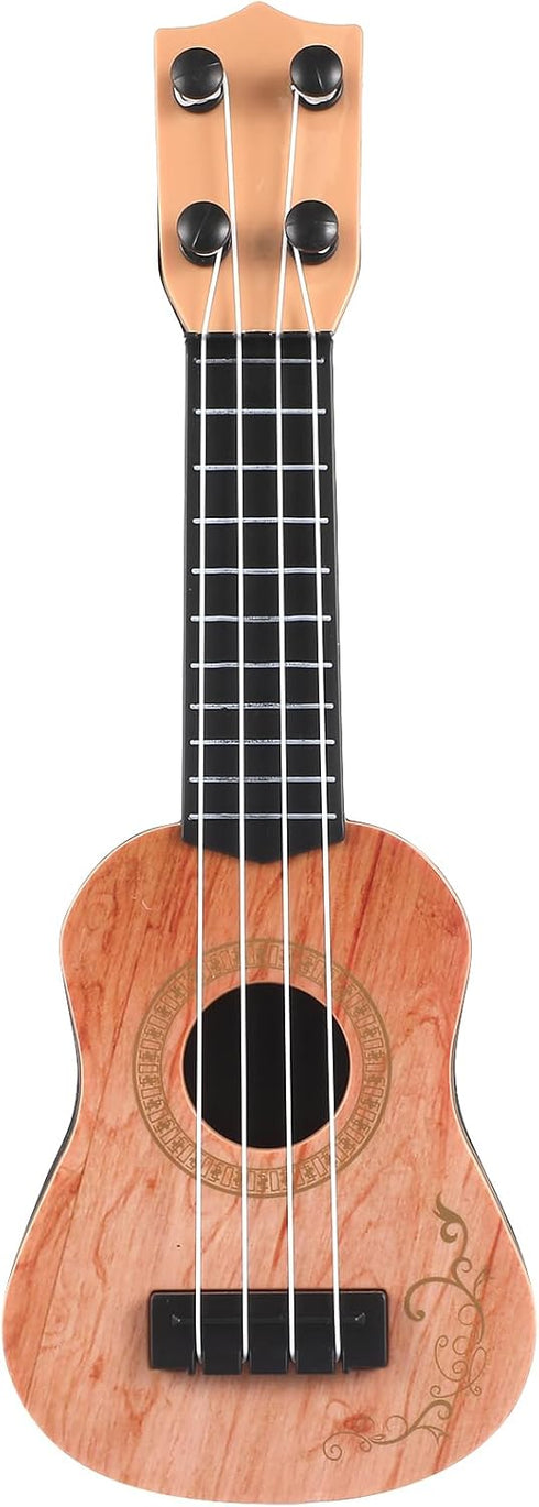 Kisangel 1pc Wooden Kids Ukulele Toy Toddler Guitar Classical Instrument Ukulele Musical Toy for Preschool Children ( Light Brown )...