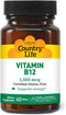 Country Life Vitamin B-12, 1000 mcg, 60 Tablets...