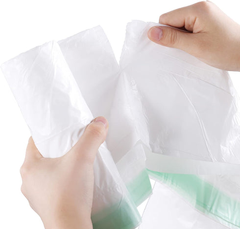 Drawstring Trash Bags 100 count?13 Gallon Extra Strong Tall Garbage Bags for Kitchen,Office,Bedroom Waste Bin, Portable Strong Rubbish Bags,Wasteb...