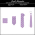 Jacob Alexander Men's Happy Valentine's Day Grid Hearts Pattern Pocket Square...