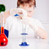 Thick Glass Graduated Cylinder Measuring Liquid Lab Cylinders with Anti-falling Plastic Base and Bumper Guards (glass, 5ML)...
