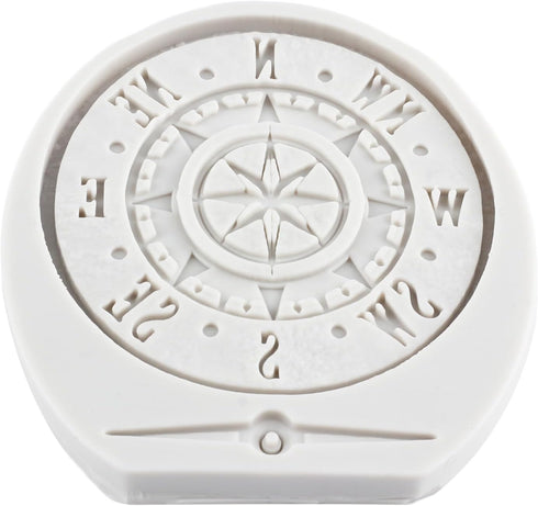 Steampunk Compass Fondant Silicone Mold For Cake Decorating Cupcake Topper Candy Chocolate Gum Paste Polymer Clay...