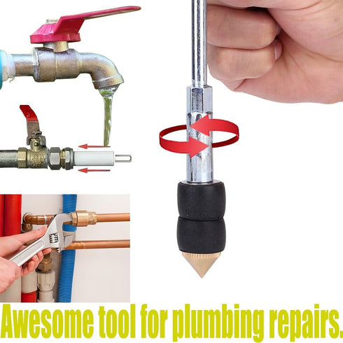 Emergency Pipe Water Stopper, Hot Melt Water Stop, Kit for Pipe Water Stopper, Plumbing Tools for Professional Plumber, Water Stop Needle (NO help...