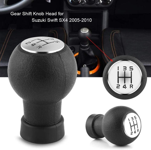 Manual Shift Knob,5 Speed Car Gear Shift Shifter Knob Stick Head Replacement Gear Stick Shift Lever Knobs for SX4 2005 2010 Stick Shift Knob 1982 ...