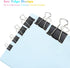 Small Binder Clips, 96 Pack, 3/4 Inch, 0.75 Inch, Standard 19mm, Black, Small Binder Paper Clips, Fold Clamp, Binder Clips Small Size, Small Paper...