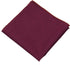 Mens Solid Linen Tie Set : Slim Necktie with Matching Pocket Square (Maroon)...