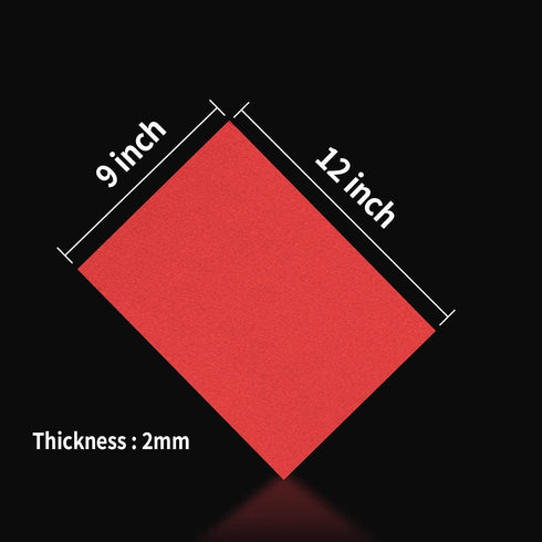MEARCOOH Red Foam Sheets Crafts 9x12 Inch 2mm Eva Color craft Foam Paper for Crafts Project Preschoolers Classroom Scrapbooking DIY cosplay(10 she...
