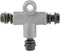 Qiilu ATV 10mm Hydraulic 3 Way Brake Oil Hose Adaptor Pipe Coupling Tee for Motorcycle Motorbike...