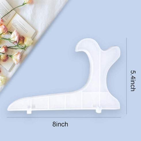 DILIBRA Display Stand Resin Mold Plate Stands for Display/Silicone Plate Holder for Epoxy Casting,Home Decoration,Pictures Frame, Fold-able Photo ...