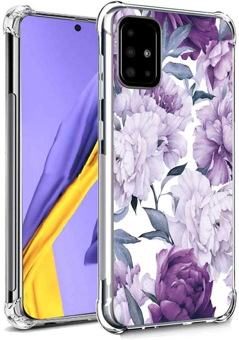 for Galaxy A51 Case, Slim Flexible TPU for Girls Women Airbag Bumper Shock Absorption Rubber Soft Silicone Case Cover Fit for Samsung Galaxy A51 (...
