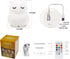 WHA&DARREN Owl Night Lights Kids, Silicone Light Bedside Lamp, Baby Nursery Light, Sleep Night-Light, Squishy Night Light for Kids Room, Animal Ni...