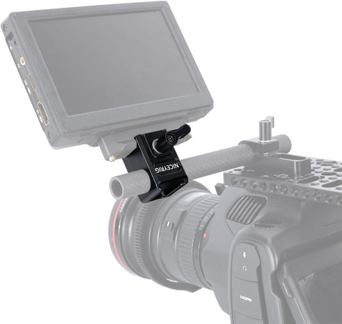 NICEYRIG Multi-functional NATO Clamp to 15mm Rod Clamp, Cold Shoe Mount, Quick Release NATO Rail Lock Mount for 15mm Rod Rail Extension EVF Mount ...