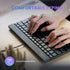 Perixx PERIBOARD-326 Wired Mini Backlit USB Keyboard with Low Profile Keys, US English Layout (11607)...