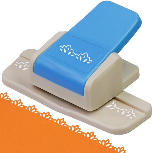 Border Punch - Flower Design Embossing Punch for Scrapbooking, Wedding Cards, Decoration and DIY Arts...