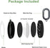 AirTag Holder Case, 1 Pack Waterproof Plastic Air Tag Key Ring Case with Loop, Anti-Scratch and Shockproof AirTag Holder Protective Accessory for ...