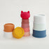 Stacking Cups Toy for Baby Age 6 Months+, Educational Silicone Stacking Toy for Toddler, Colorful Learning & Bath Toy, Soft Teething Toy, Easter B...