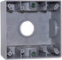 Sigma Engineered Solutions, Gray Sigma Electric 14357 1-Inch 3 Hole 2-Gang Box...