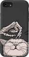 iPhone SE (2020) / 7 / 8 Cute Skeleton Scratching Cat Halloween Aesthetic Gothic Art Case...