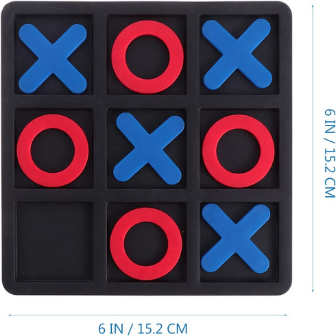 Toe Game Board 2 Boxes Noughts and Crosses Game Kids Toe Game Strategy Board Game for Kids Adult...