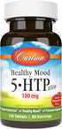 Carlson - Healthy Mood 5-HTP Elite, 100 mg, Serotonin Production, Healthy Mood & Promotes Relaxation, Natural Raspberry Flavor, 120 Tablets...