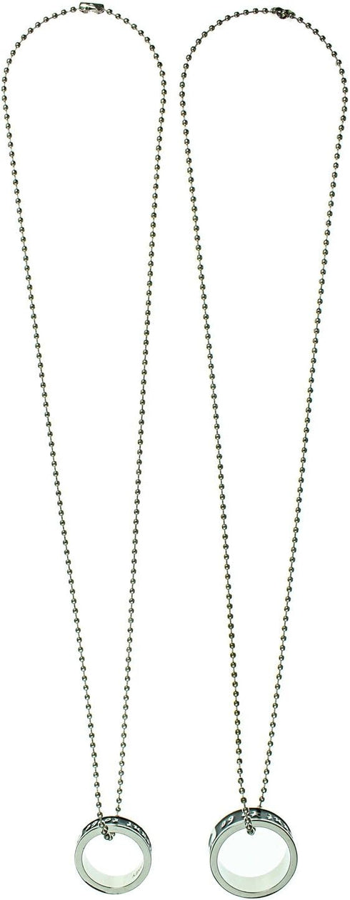Bioworld Disney The Nightmare Before Christmas Jack Sally Necklace Ring Set Meant to Be...