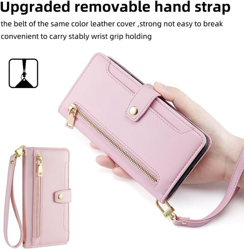 Asuwish Phone Case for Samsung Galaxy A71 5G Wallet Cover and Screen Protector Zipper Leather Flip Credit Card Holder Slot Kickstand Mobile Cell A...