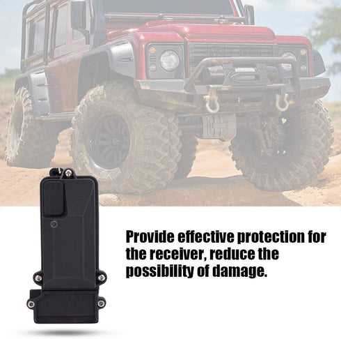 Tbest RC Car Receiver Box, Sealed Waterproof Receiver Box RC Crawler Sealing Box Receiver Box Accessory for RC Car Waterproof Receiver Box Rc Wate...