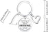 Sometimes You Forget You're Awesome Letter Keyring Encouragement Initial Alphabet Keychain Inspirational Keychain...