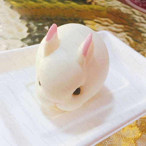 AUOCATTAIL 6 Cavity Easter Rabbit 3D Silicone Molds Rabbit Shape Silicone Baking Mold DIY Mousse Cake Pudding Jelly Dessert Fondant Cheesecake Soa...