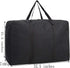 Black Large Storage Bags, 150L Waterproof Foldable Travel Duffle Bag with Reinforced Handles, Oversized Heavy Duty Moving Bags, for Bed Organize C...