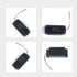 Heyiarbeit 4Ohm 3W Internal Magnet Speaker with Wire and 4 Pin Terminal Mini Loudspeaker 2.76"x1.18"x0.67" (LxWxH) Player Speaker Square for DIY E...