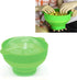 The Original Popco Silicone Microwave Popcorn Popper with Handles, Silicone Popcorn Maker, Collapsible Bowl Bpa Free and Dishwasher Safe...