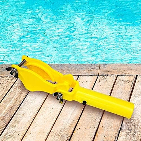 Swimables Algae Gone Swimming Pool Tablet Holder - Algae Stain Remover Tool for Pool Maintenance - for 3 Inch Tablets Yellow...