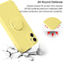 ABITKU Compatible with iPhone 12 Mini Case, Silicone with 360°Ring Kickstand Holder (Support Magnetic Car Mount) Soft Silk Microfiber Cloth Design...