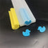 Little Rubber Duck Shaped Long Tube Silicone Mold Duckling Column Chocolate Candy Mold Handmade Candle Mold Embed Soap Making Supplies...