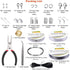EuTengHao Jewelry Making Kit with Pliers, Wires, Jump Rings, Clasps, Cord and More for Jewelry DIY Crafts - Silver...