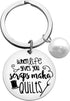 Sewing Gifts for Women Girls Inspirational Sewing Keychain When Life Gives You Scraps Make Quilts Sewing Lover Gift Sewing Jewelry for Birthday Ch...
