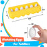HANSGO 12PCS Matching Eggs shape sorter toy for toddlers 1-3 Educational Toy for Kids Baby Easter Toy Eggs for Boys Girls...
