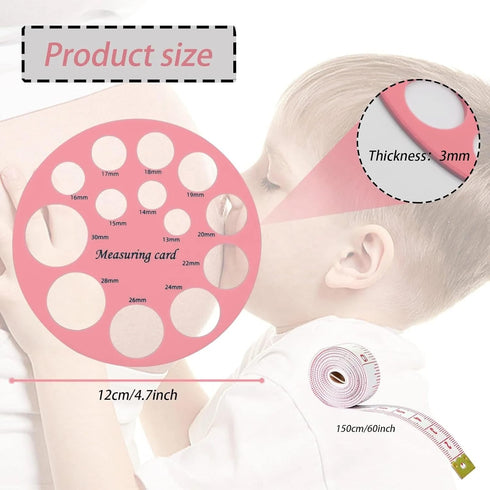 Nipple Shields for Nursing Newborn | Four Nipple Shields with Two Carrying Cases and Measuring Card | (20mm) Contact Nipple Shields for Breastfeed...