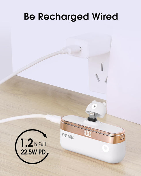 Portable Power Bank with 5,000mAh, Portable Charger 22.5W,Digital Display,Mini Battery Pack Compatible with iPhone 14/14 Pro / 14 Plus / 14 Pro Ma...