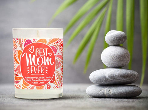 Best Mom Ever - Candles Gifts for Mom, Women, Girlfriend, Grandma, Best Friend Candle, Gift for Sister, Aunt, Funny Birthday Candles Gifts for Mot...