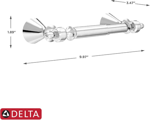 Delta VES50-PC Vessona Wall Mount Spring-Loaded Toilet Paper Holder Bath Hardware Accessory in Polished Chrome...