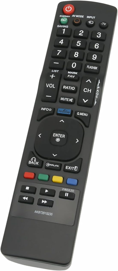 New Replace Remote AKB72915235 Compatible with LG TV 50PV400 42PT350 50PT350 50PV450 42PT200 50PT200 42PJ340 42PJ550 50PJ550 50PK340 50PK350 60PK2...