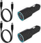 2Pack 48W USB C Car Charger with Cable for Samsung Galaxy S24/S24 Plus/S24Ultra/S23 FE/S23+/A35 5G/A25 5G/A15/A54 A23 A52 A53 A23 A03S,Phone 15 Pr...