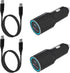 2Pack 48W USB C Car Charger with Cable for Samsung Galaxy S24/S24 Plus/S24Ultra/S23 FE/S23+/A35 5G/A25 5G/A15/A54 A23 A52 A53 A23 A03S,Phone 15 Pr...