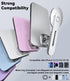 CloudValley Magnetic Phone Holder for Laptop Designed for iPhone 16/15/14/13/12 MagSafe, Adjustable Phone Monitor Side Mount, Slim Portable Foldab...