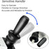 AOMAG Pneumatic 1/4" PT 5 Way 2 Postion Air Hand Lever Operated Valve Pneumatic Solenoid Valve Manual Control Push-Pull 4H210-08...
