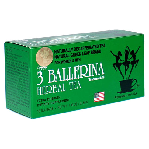 3 Ballerina Tea Extra Strength - 2 Pack (36 Tea Bags)...
