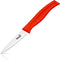 Paring Knife, German Stainless Steel Blade, 8 Inches, 3/12 Inch Blade, Red...